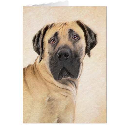 Boerboel schilderen - Kute Original Dog Art (Voorkant)