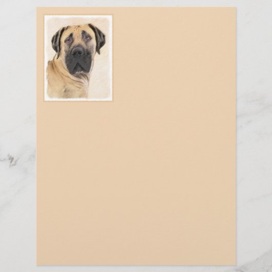 Boerboel schilderen - Kute Original Dog Art (Voorkant)