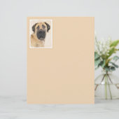 Boerboel schilderen - Kute Original Dog Art (Staand voorkant)