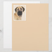 Boerboel schilderen - Kute Original Dog Art (Voorkant / Achterkant)