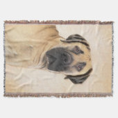 Boerboel schilderen - Kute Original Dog Art Deken (Voorkant)