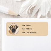 Boerboel schilderen - Kute Original Dog Art Etiket (Insitu)