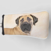 Boerboel schilderen - Kute Original Dog Art Golfheadcover (Voorkant)