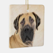 Boerboel schilderen - Kute Original Dog Art Keramisch Ornament (Rechts)