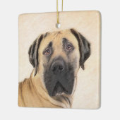 Boerboel schilderen - Kute Original Dog Art Keramisch Ornament (Links)