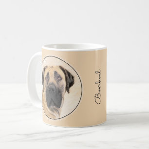 Boerboel schilderen - Kute Original Dog Art Koffiemok