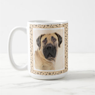 Boerboel schilderen - Kute Original Dog Art Koffiemok