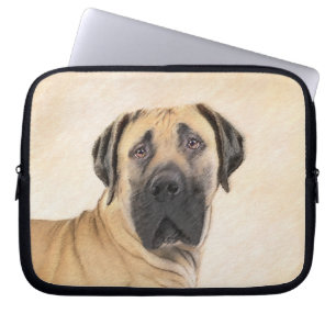 Boerboel schilderen - Kute Original Dog Art Laptop Sleeve