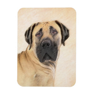 Boerboel schilderen - Kute Original Dog Art Magneet