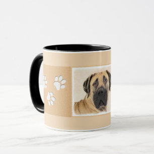 Boerboel schilderen - Kute Original Dog Art Mok