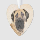 Boerboel schilderen - Kute Original Dog Art Ornament (voorkant)