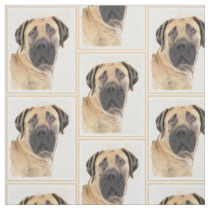 Boerboel schilderen - Kute Original Dog Art Stof