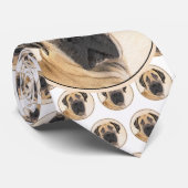 Boerboel schilderen - Kute Original Dog Art Stropdas (Opgerold)