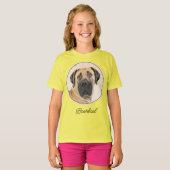 Boerboel schilderen - Kute Original Dog Art T-Shir T-shirt (Voorkant volledig)