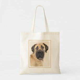 Boerboel schilderen - Kute Original Dog Art Tote Bag