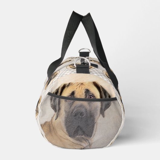 Boerboel Schilderij Fawn Red Mastiff Pet Dog Art Plunjezak (Rechts)