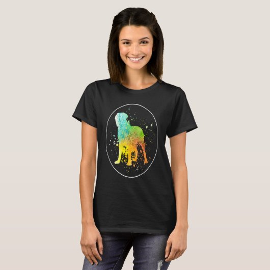 Boerboel Vintage  1 T-shirt (Voorkant volledig)