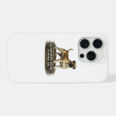 Boerboel – Wachmodus altijd aan iPhone Hoesje (Achterkant horizontaal)