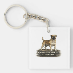 Boerboel – Wachmodus altijd aan Sleutelhanger
