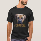 Boerboel Zuid-Afrikaanse Mastiff Retro T-shirt (Voorkant)