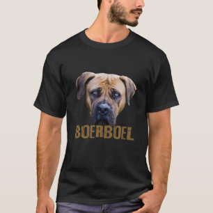 Boerboel Zuid-Afrikaanse Mastiff Retro T-shirt