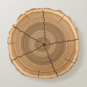 Boerboomstamstoom Rond Kussen