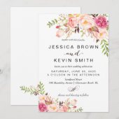 Boerboon bloem kaart (Voorkant / Achterkant)