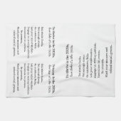 Boerderij 1920 leeft eenvoudig theedoek (Horizontaal)