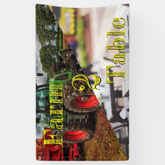 Boerderij 2 Tabelmarketingbanner Spandoek (Verticaal)