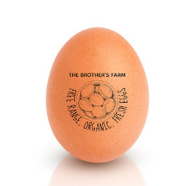  Boerderij Aangepaste naam Aangepaste kartonnen ei Rubberstempel