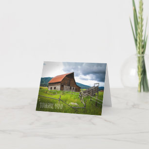 Boerderij Afbeelding Dank Je Kaart