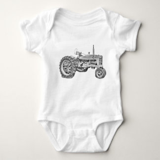 Boerderij-alle Tractor-Baby Farmer Romper