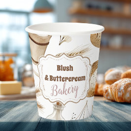 Boerderij Ambachtelijke Bakkerij Papieren Bekers