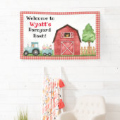 Boerderij Animal/Barnyard Birthday Banner (Insitu)