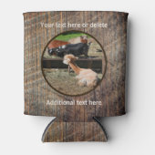Boerderij Animal Barnyard Fun gepersonaliseerd Blikjeskoeler (Voorkant)