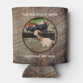 Boerderij Animal Barnyard Fun gepersonaliseerd Blikjeskoeler (Achterkant)