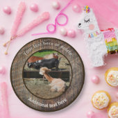 Boerderij Animal Barnyard Fun Gepersonaliseerde Pa Papieren Bordje (Feest)