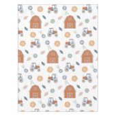 Boerderij Animal Barnyard Pattern Verjaardag Tafelkleed (Voorkant)
