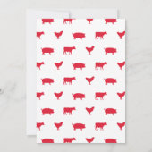 Boerderij Animal Birthday Party Invitation Kaart (Achterkant)