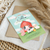 Boerderij Animal Boys Barnyard 2e verjaardag Kaart