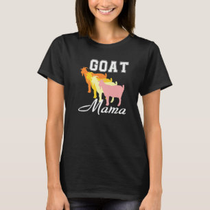 Boerderij Animal for Women Goat Mama Retro T-shirt