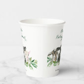 Boerderij Animal Greenery Boy Baby shower Cups Papieren Bekers (Rechts)