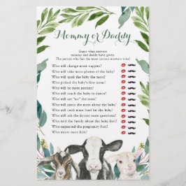 Boerderij Animal Greenery Boy Mammie of Dad Games