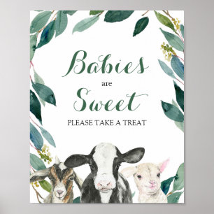 Boerderij Animal Greenery Neem een Poster met een