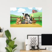 Boerderij Animal Jug Band Poster (Thuiskantoor)