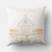 Boerderij Animal Nursery Pillow Sweet Boerderij Dr Kussen (Achterkant)