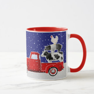 Boerderij Animal Stack in Little Red Truck Mok