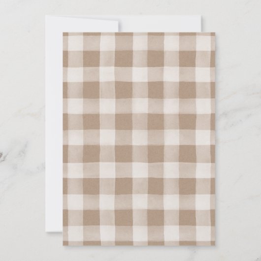 boerderij Animal verjaardagsuitnodiging, BOERDERIJ Kaart (Achterkant)