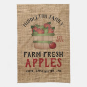 Boerderij 🍎 appelen, vers theedoek (Verticaal)