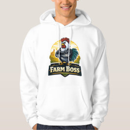 Boerderij baas overzicht hoodie
